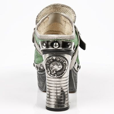  M.Z002-C7 NATURE TIERRA PITON PLISADO MENTA PL ZUECO NEG PIE New Rock M.Z002-C7  6