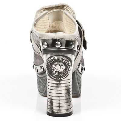  M.Z002-C8 NATURE TIERRA PITON PLISADO TAUPE PL ZUECO NEG PIE New Rock M.Z002-C8  6