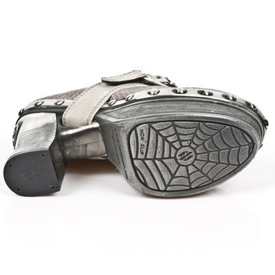  M.Z002-C8 NATURE TIERRA PITON PLISADO TAUPE PL ZUECO NEG PIE New Rock M.Z002-C8  7