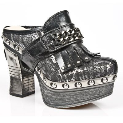  M.Z003-C4 NOMADA NEGRO PITON PITON PLISADO PLATA NEG PL ZUEC New Rock M.Z003-C4  3