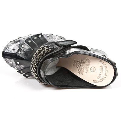  M.Z004-C2 CHAROL STUCO ACERO CAVALI BLANCO NOM NEG PL ZUECO New Rock M.Z004-C2  8