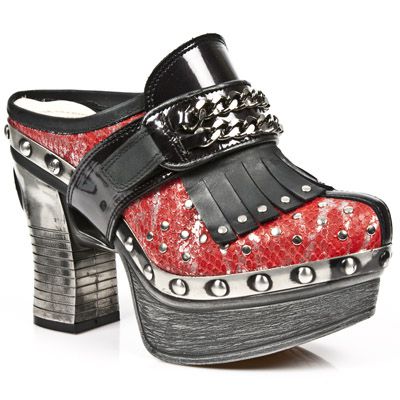  M.Z004-C3 CHAROL STUCO ACERO PITON PLISADO ROJO ACERO IT NEG New Rock M.Z004-C3  3