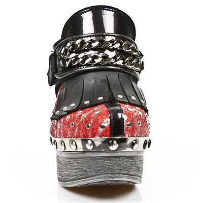  M.Z004-C3 CHAROL STUCO ACERO PITON PLISADO ROJO ACERO IT NEG New Rock M.Z004-C3  4