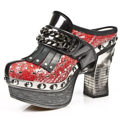  M.Z004-C3 CHAROL STUCO ACERO PITON PLISADO ROJO ACERO IT NEG New Rock M.Z004-C3  5