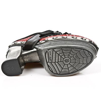  M.Z004-C3 CHAROL STUCO ACERO PITON PLISADO ROJO ACERO IT NEG New Rock M.Z004-C3  7