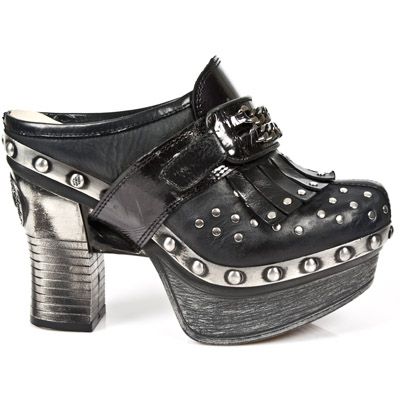 M.Z004-C5 CHAROL STUCO ACERO ITALI NEGRO NOM NEG PL ZUECO NE New Rock M.Z004-C5  1
