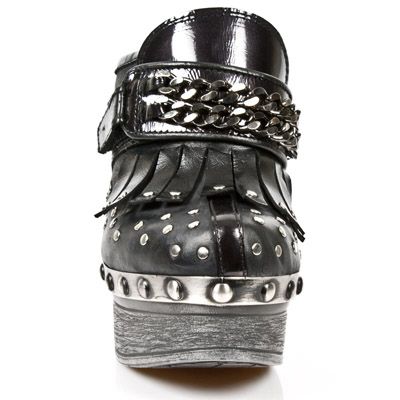 M.Z004-C5 CHAROL STUCO ACERO ITALI NEGRO NOM NEG PL ZUECO NE New Rock M.Z004-C5  4