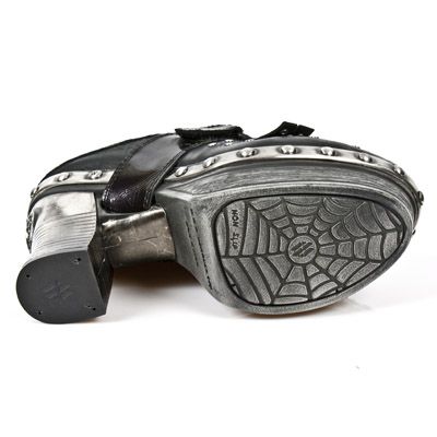  M.Z004-C5 CHAROL STUCO ACERO ITALI NEGRO NOM NEG PL ZUECO NE New Rock M.Z004-C5  7