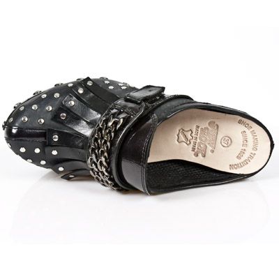  M.Z004-C5 CHAROL STUCO ACERO ITALI NEGRO NOM NEG PL ZUECO NE New Rock M.Z004-C5  8