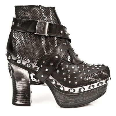  M.Z005-C1 PITON PLIS.METAL-ACERO, ITALI NEGRO, P.ZUECO NE-AC New Rock M.Z005-C1  2