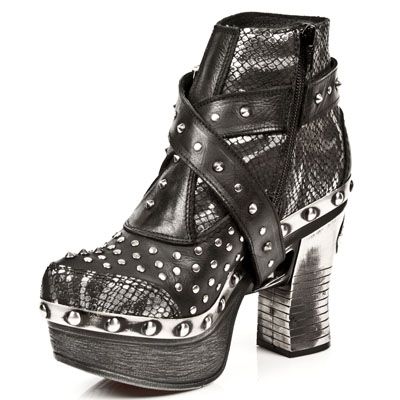  M.Z005-C1 PITON PLIS.METAL-ACERO, ITALI NEGRO, P.ZUECO NE-AC New Rock M.Z005-C1  5