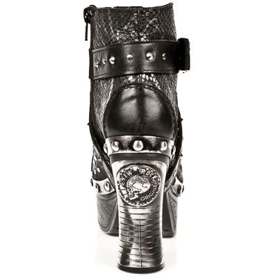  M.Z005-C1 PITON PLIS.METAL-ACERO, ITALI NEGRO, P.ZUECO NE-AC New Rock M.Z005-C1  6