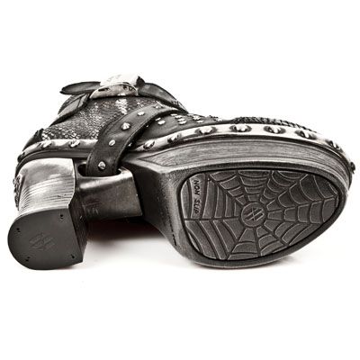  M.Z005-C1 PITON PLIS.METAL-ACERO, ITALI NEGRO, P.ZUECO NE-AC New Rock M.Z005-C1  7