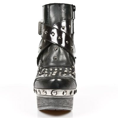 M.Z005-C2 NOMADA ITALI NEGRO CHAROL STUCO ACERO PL ZUECO NEG New Rock M.Z005-C2  4