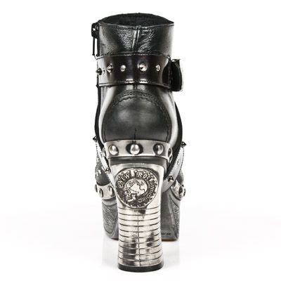  M.Z005-C2 NOMADA ITALI NEGRO CHAROL STUCO ACERO PL ZUECO NEG New Rock M.Z005-C2  6