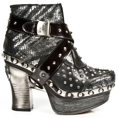  M.Z005-C3 PITON PLISADO METAL ACERO IT NEG CHAROL STU PL ZUE New Rock M.Z005-C3  1