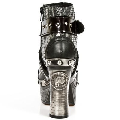  M.Z005-C3 PITON PLISADO METAL ACERO IT NEG CHAROL STU PL ZUE New Rock M.Z005-C3  6