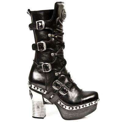 M.Z006-C1 NOMADA NEGRO, PLAT.ZUECO NEGRO-ACERO New Rock M.Z006-C1  1