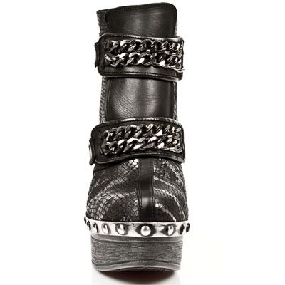  M.Z007-C1 ITALI NEGRO, PITON PLIS.METAL NEGRO, P.ZUECO NE-AC New Rock M.Z007-C1  4