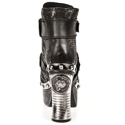  M.Z007-C1 ITALI NEGRO, PITON PLIS.METAL NEGRO, P.ZUECO NE-AC New Rock M.Z007-C1  6