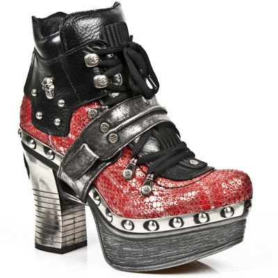  M.Z009-C2 PITON PLISADO ROJO ACERO NOM NEG BOX PLANE PL ZUEC New Rock M.Z009-C2  3