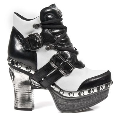  M.Z010-C5 NOMADA NEGRO NAPA BLANCA PL ZUECO NEGRO PIEDRA ENT New Rock M.Z010-C5  1
