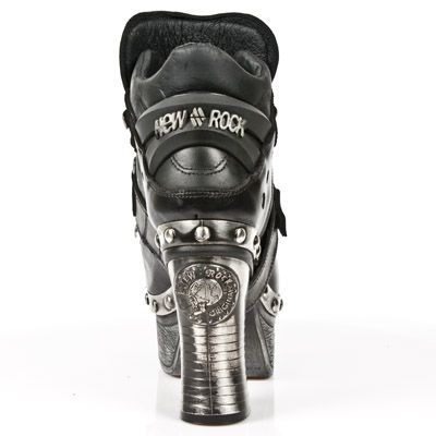 Ботильоны M.Z011-C1 NOMADA NEGRO, ITALI NEGRO, BOX PLANE, PLT Z NEG-AC New Rock M.Z011-C1 Изображение 6