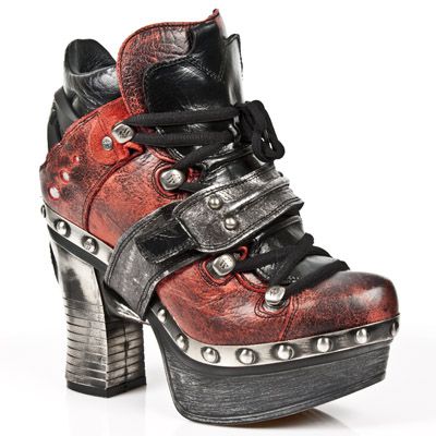  M.Z011-C3 ARCILLA ROJA NOMADA NEGRO BOX PLANE PL ZUECO NEGRO New Rock M.Z011-C3  3