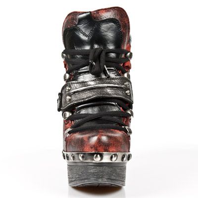  M.Z011-C3 ARCILLA ROJA NOMADA NEGRO BOX PLANE PL ZUECO NEGRO New Rock M.Z011-C3  4