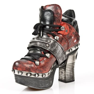  M.Z011-C3 ARCILLA ROJA NOMADA NEGRO BOX PLANE PL ZUECO NEGRO New Rock M.Z011-C3  5