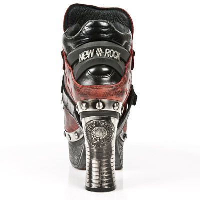  M.Z011-C3 ARCILLA ROJA NOMADA NEGRO BOX PLANE PL ZUECO NEGRO New Rock M.Z011-C3  6