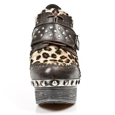  M.Z014-R1 ARCILLA MORO LEOPARDO PELO MARRON BOX PLAMANE PL Z New Rock M.Z014-R1  4