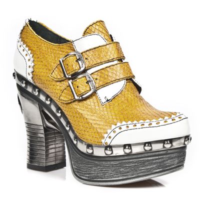  M.Z016-L2 CHAROL BLANCO SERPIENTE MATRIX AMARILLO PL ZUECO N New Rock M.Z016-L2  3