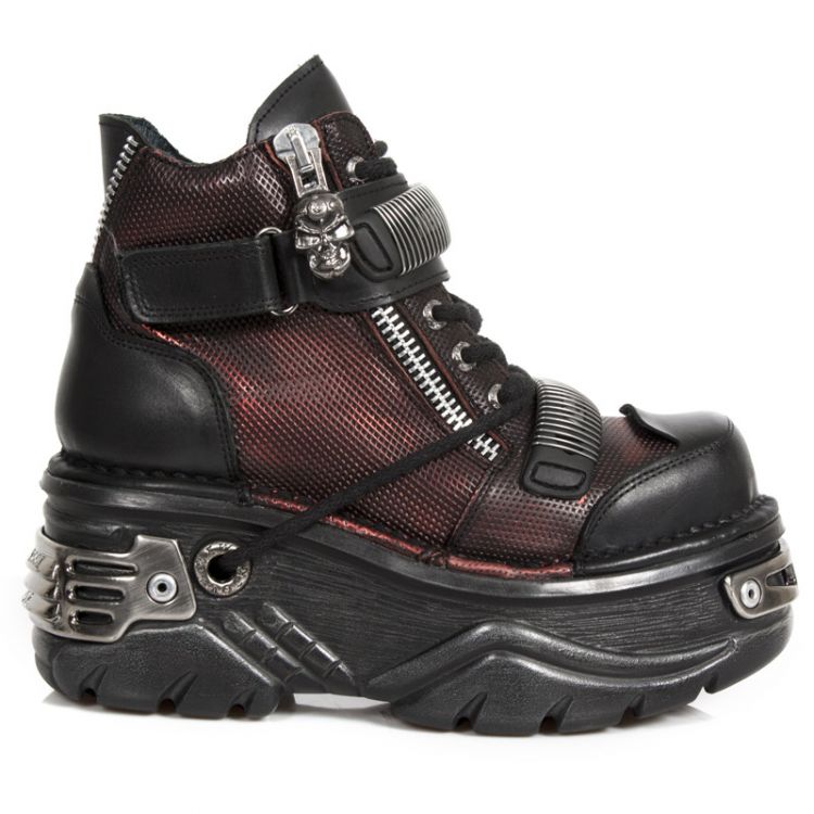  M.1065-C1 ITALI NEGRO BOX ROJO METAL GRABADO DIAMANTE TURBO New Rock M.1065-C1  2