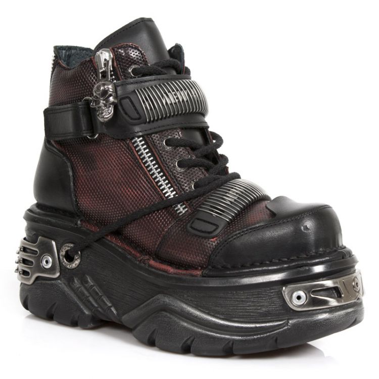  M.1065-C1 ITALI NEGRO BOX ROJO METAL GRABADO DIAMANTE TURBO New Rock M.1065-C1  3