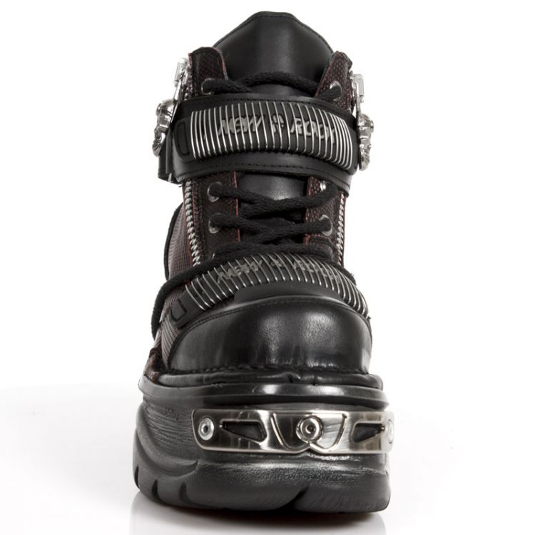  M.1065-C1 ITALI NEGRO BOX ROJO METAL GRABADO DIAMANTE TURBO New Rock M.1065-C1  4