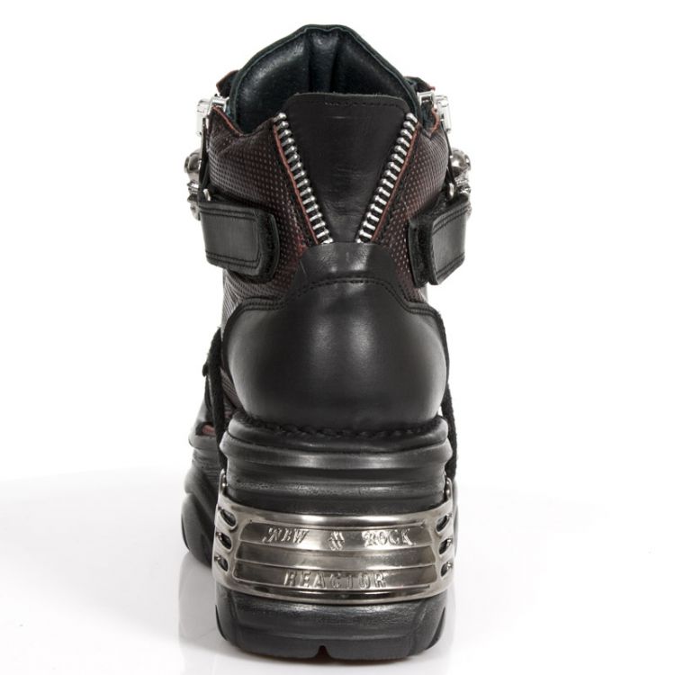  M.1065-C1 ITALI NEGRO BOX ROJO METAL GRABADO DIAMANTE TURBO New Rock M.1065-C1  6