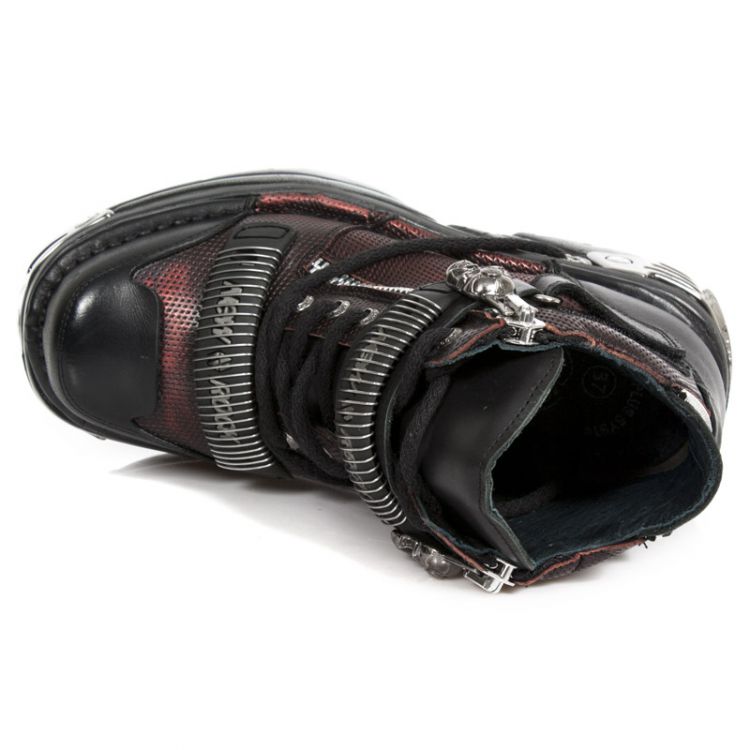  M.1065-C1 ITALI NEGRO BOX ROJO METAL GRABADO DIAMANTE TURBO New Rock M.1065-C1  8