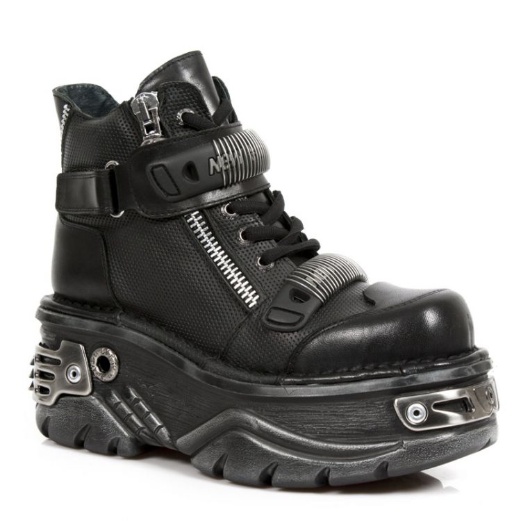  M.1065-S1 RAW NEGRO, ITALI NEGRO GRABADO DIAMANTE, TURBO NEG New Rock M.1065-S1  3