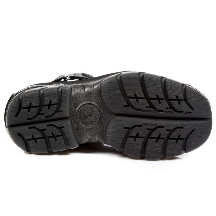  M.1065-S1 RAW NEGRO, ITALI NEGRO GRABADO DIAMANTE, TURBO NEG New Rock M.1065-S1  7