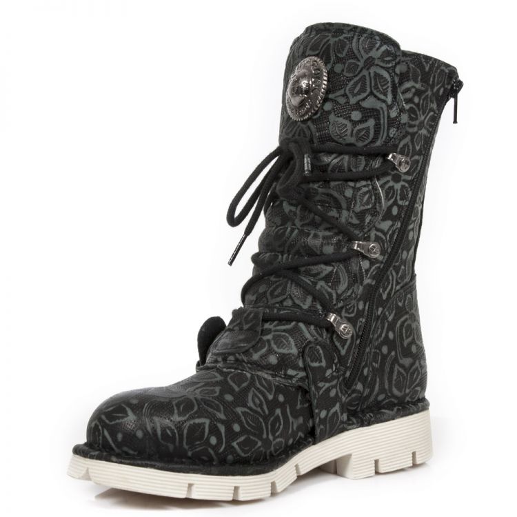  M.1473-S29 FLORAL NEGRO, PLANING NATA SIN New Rock M.1473-S29  5