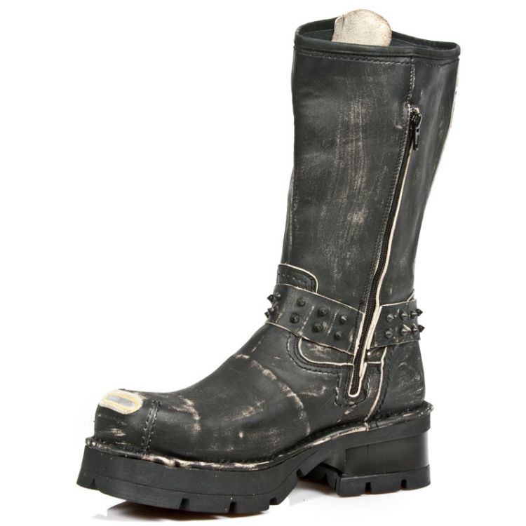  M.1612MTL-S1 VINTAGE RASPADO NEGRO, PLANING NEGRO M3 OXIDO M New Rock M.1612MTL-S1  5