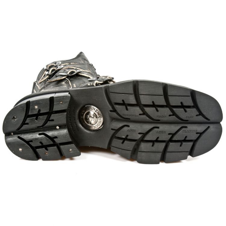  M.1619MTL-S1 VINTAGE RASPADO NEGRO, PLANING NEGRO M3 OXIDO New Rock M.1619MTL-S1  7