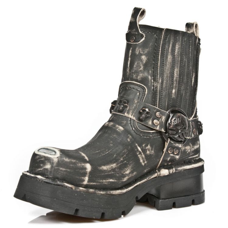  M.1621MTL-S1 VINTAGE RASPADO NEGRO, PLANING NEGRO NEW M3 OXI New Rock M.1621MTL-S1  5