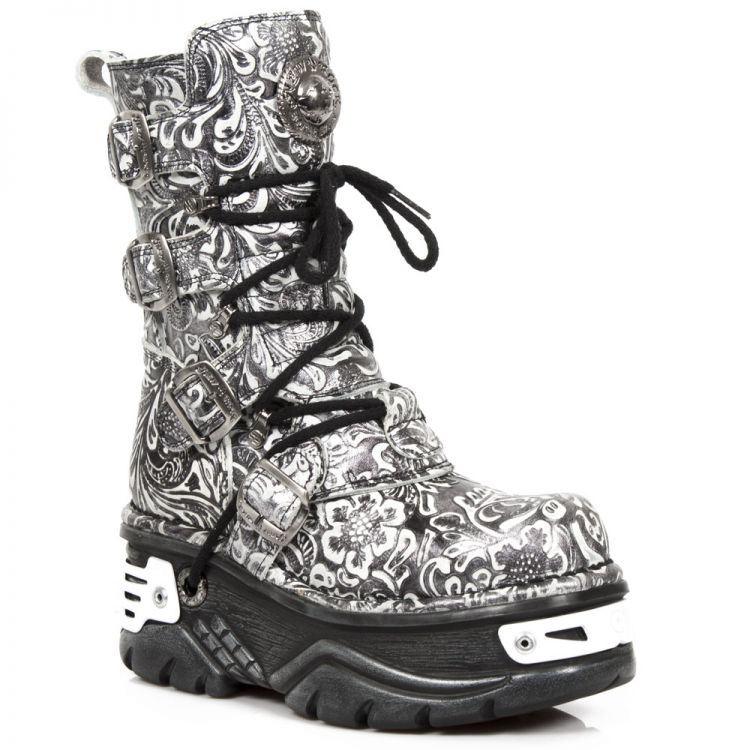  M.373-S28 VINTAGE FLOWER POLAR NEGRO, TURBO TOB.BLANCO New Rock M.373-S28  3