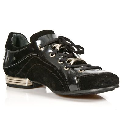  M.8422-R1 VELOUR NEGRO CHAROL STUCO ACERO TPU NEG SNOB T ACE New Rock M.8422-R1  5