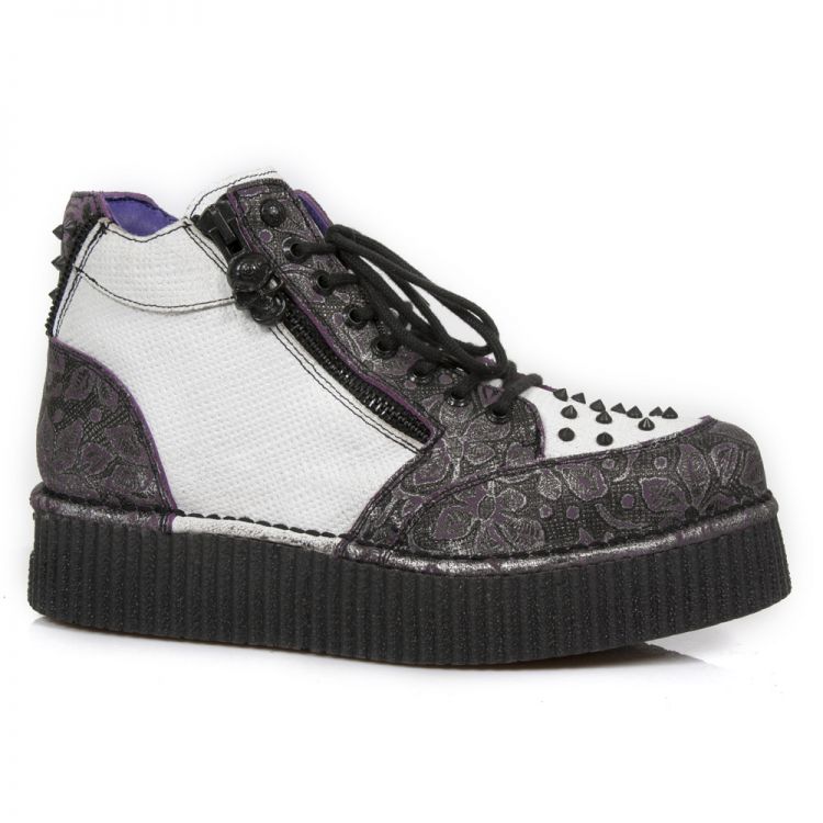 Ботинки M.CRP002-C6 FLORAL BOX PLANE LILA REVESS LILA BRUMA CRACK BL New Rock M.CRP002-C6 Изображение 1