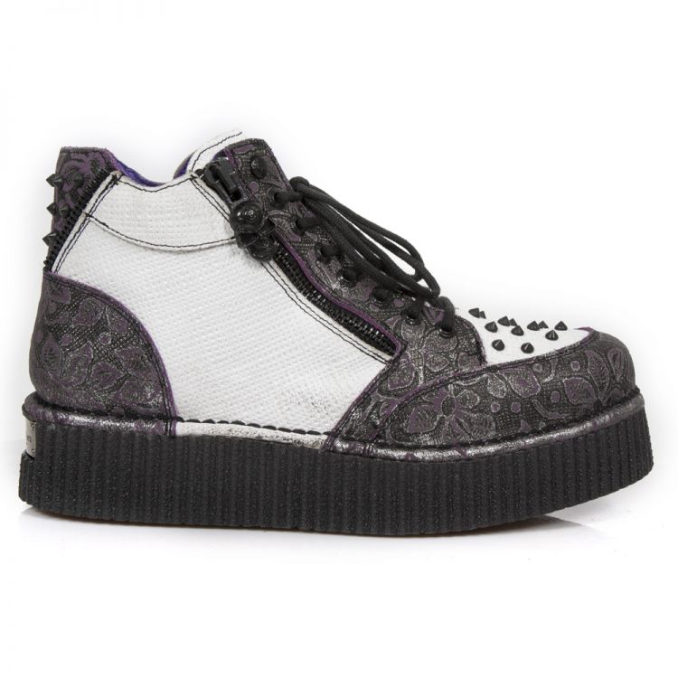 Ботинки M.CRP002-C6 FLORAL BOX PLANE LILA REVESS LILA BRUMA CRACK BL New Rock M.CRP002-C6 Изображение 3