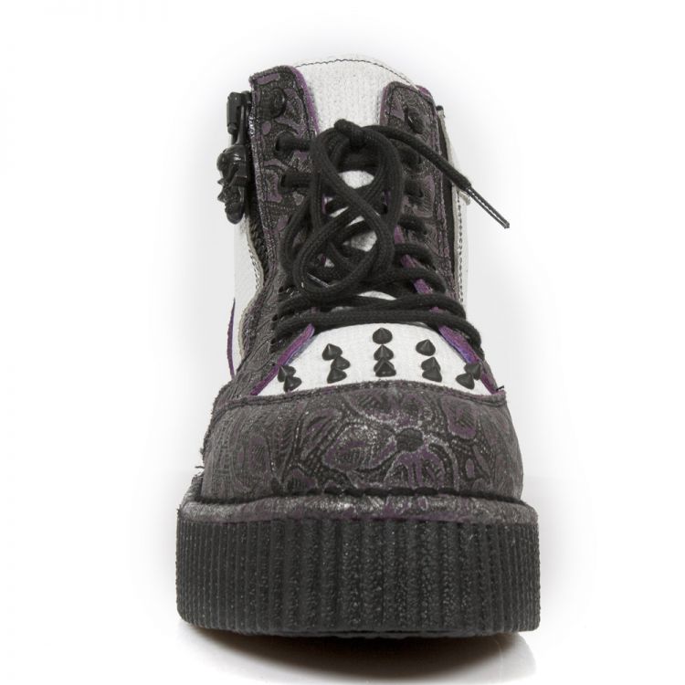 Ботинки M.CRP002-C6 FLORAL BOX PLANE LILA REVESS LILA BRUMA CRACK BL New Rock M.CRP002-C6 Изображение 4