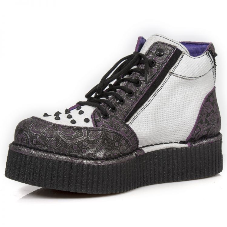 Ботинки M.CRP002-C6 FLORAL BOX PLANE LILA REVESS LILA BRUMA CRACK BL New Rock M.CRP002-C6 Изображение 5